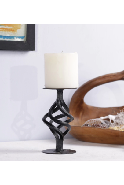 SPIRAL METAL CANDLE STAND SPIRAL METAL CANDLE STAND